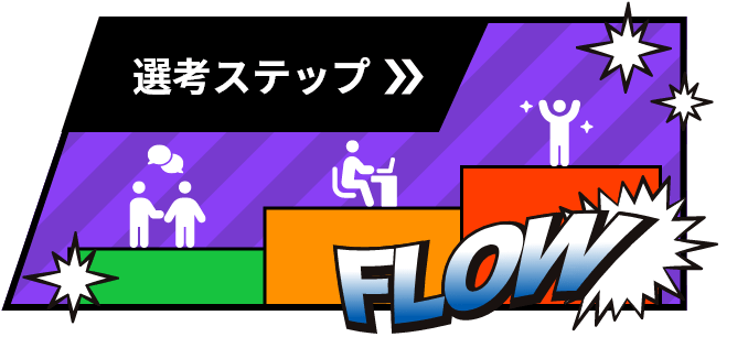 選考ステップのイメージ